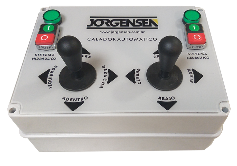 Consola de comando eléctrica con joystick