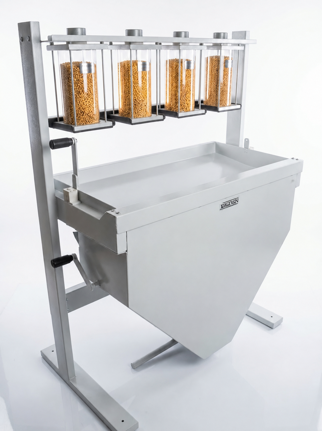 Tilting table for Jorgensen hydraulic grain samplers
