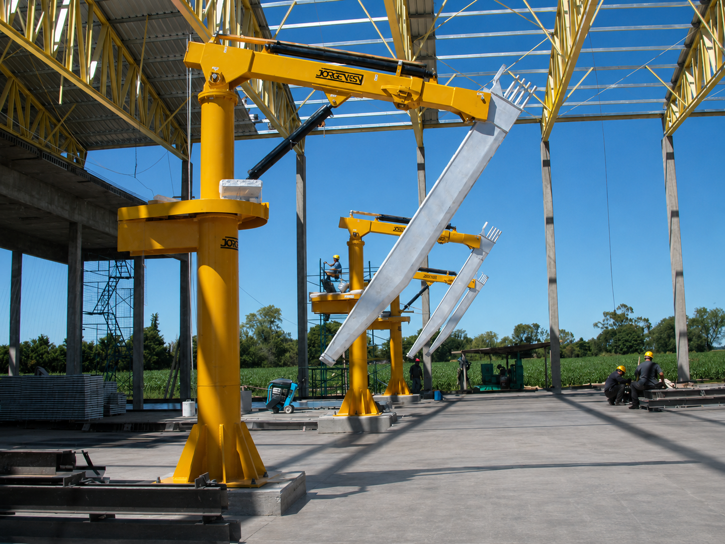 Calador automático Jorgensen instalado en recepción